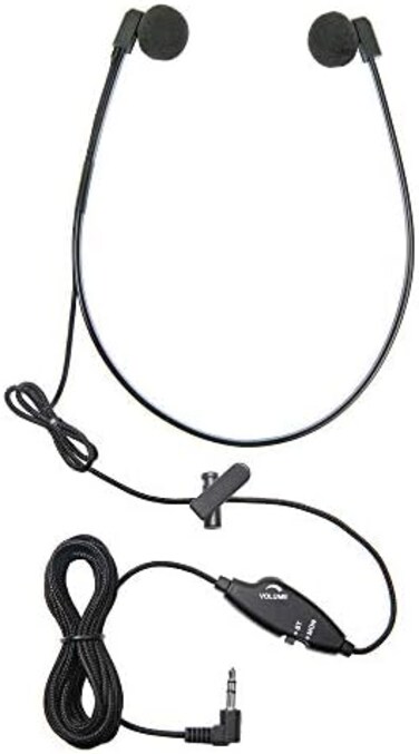 ECS WHUC3.5 Antimicrobial WordHear-O 3.5 mm Under-Chin Transcription Headset