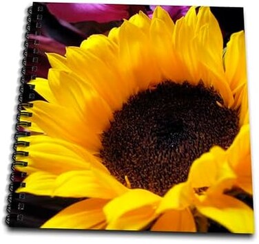 3dRose db_17237_2 Sunflower-Memory Book, 12 by 12-Inch