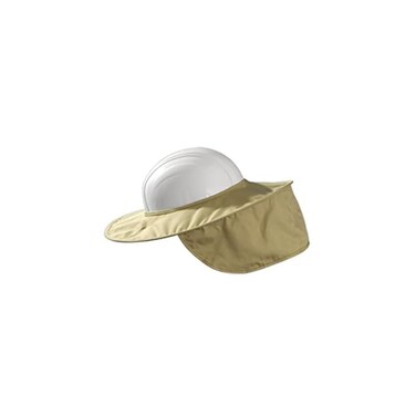 OccuNomix Khaki CottonTwill Hard Hat Shade Neck Protector