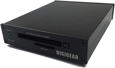 Digigear ATA Flash PCMCIA PC Card &amp; SD/SDHC/SDXC USB 3.0 Industrial Grade Reader