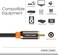 FosPower (10 Feet) Digital Audio Coaxial Cable [24K Gold Plated Connectors] Premium S/PDIF RCA Male to RCA Male for Home Theater, HDTV, Subwoofer, Hi-Fi Systems