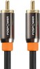 FosPower (10 Feet) Digital Audio Coaxial Cable [24K Gold Plated Connectors] Premium S/PDIF RCA Male to RCA Male for Home Theater, HDTV, Subwoofer, Hi-Fi Systems