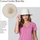 San Diego Hat Company Women's Cotton Crochet Floppy Hat with 3 Inch Brim