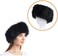 LA CARRIE Faux Fur Headband with Stretch Women's Winter Earwarmer Earmuff, Black &amp; Natural, One size