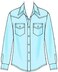 قمصان رجالي McCall's Patterns M6044 مقاس XN كبير جدًا XXL-XXXL، مقاس 1، أبيض