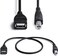 اميو كيبل USB 2.0 A أنثى الى USB B ذكر بطول 20 بوصة A/F الى B/M نوع ايه الى B M كيبل توصيل موسع كيبل توصيل (USB_A/F-USB_B/M، أسود)