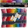 Janlynn Value 105 Skein Jumbo Craft Thread Pack, Multi