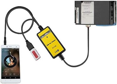 محول AUX، محول USB AUX في محول ستيريو السيارة الرقمي 3.5 ملم واجهة AUX لهوندا 2.4 2003-2011 اكورد 2002-2011 سيتي 2005-2011 سي ار في 2006-2011 سيفيك 2005-2011 أوديسي 2002-2011 2011 فيت