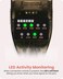 Gearmo Gearmo USB C to Serial RS232 Adapter with LED Indicators USB 2.0