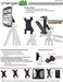 ChargerCity ChargerCity Vibration Free 360 Adjust Tripod Mount 1/4-20 Adapter, HDX-Lock Holder for 7 to 12-Inch Tablets