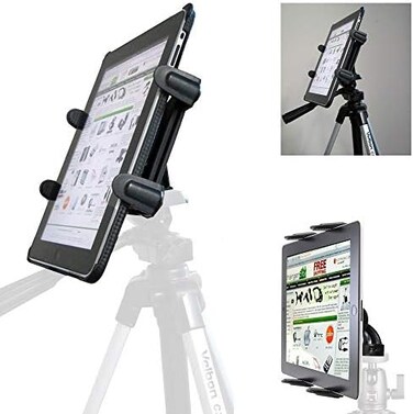 ChargerCity ChargerCity Vibration Free 360 Adjust Tripod Mount 1/4-20 Adapter, HDX-Lock Holder for 7 to 12-Inch Tablets