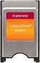 ترانسيند محول فلاش جامد TS0MCF2PC PCMCIA، رمادي، سماعة واحدة