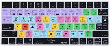 XSKN Final Cut Pro X 10 Shortcut Keyboard Silicone Cover for Apple Magic Keyboard US and EU Layout Both (MLA22LL/A) (MLA22B/A)