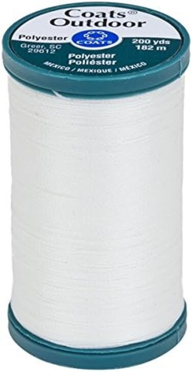 Coats 108552 Outdoor Living Thread 200yd, White