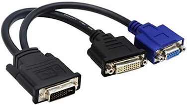 zdyCGTime CGTime CGTime&iuml;&frac14;&Euml;&dagger;10 Inch Wyse DVI Splitter Cable - DVI-I to DVI-I and VGA - M/F - Comparable to Wyse DVI Y-Cable (DVI-I to DVI-I and VGA)