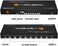جي تيك ديجيتال موزع HDMI 1 في 8 مخارج 4K 60 هرتز جودة ممتازة 4K Ultra HD، مقسم HDMI لشاشات متعددة مكررة/مرآة [JTD4KSP0108]
