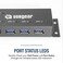 USBGear USB 3.0 4 Port Power Hub Super Speed Metal Case
