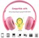 Mokata Kids Headphone Bluetooth Wireless Over Ear Foldable Stereo Sound Headset with AUX 3.5mm Jack Cord SD Card Slot, Built-in Mic Microphone for Boys Girls Cellphone TV PC Game Equipment B01