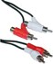 كابل RCA Audio Piggyback 2 RCA ذكر إلى 2 RCA ذكر + RCA أنثى Piggyback، 6 أقدام
