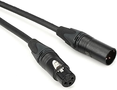كابل ميكروفون من هوسا CMK-100AU نيوتريك XLR3F إلى XLR3M إيدج، بطول 100 قدم