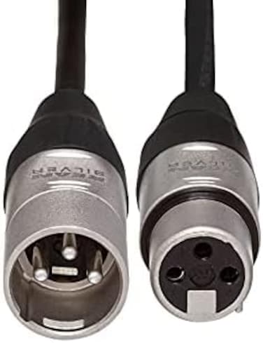 هوسا كابل توصيل HXX-010 REAN XLR3F إلى XLR3M برو، 10 قدم