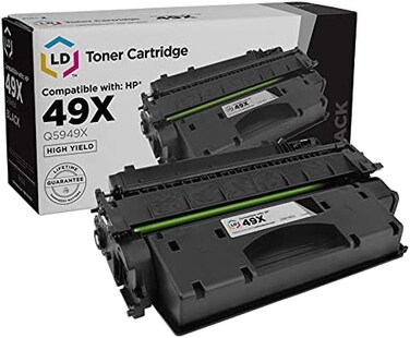 خرطوشة حبر متوافقة مع منتجات LD لـ HP 49X Q5949X عالية الجودة (أسود) قابلة للاستخدام في طابعة HP Laserjet: 1320، 1320n، 1320nw، 1320t، 1320tn، 3390 و 3397