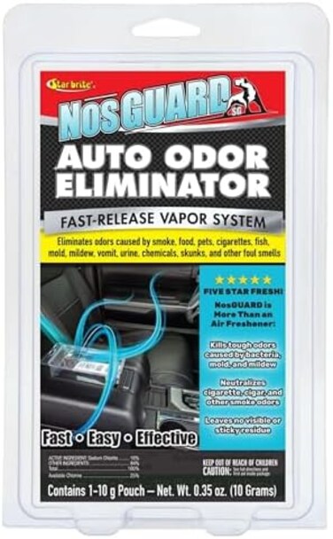 STAR BRITE NosGUARD SG Auto Odor Eliminator - Do-It-Yourself ClO2 Odor Control System
