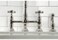 Kingston Brass KS1278AXBS Heritage 8-Inch Kitchen Faucet with Brass Sprayer, Satin Nickel