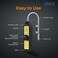 Elitech WJL-6000 Freon Leak Detector Halogen Leak Detector Refrigerant Gas Leakage Tester HVAC Air Condition R22 R410A R134A CFCs HCFCs HFCs Detects High Accuracy