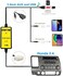 سلك AUX، محول مدخل USB AUX للسيارة متوافق مع هوندا اكورد 2003-2011/سيتي 2002-2011/سي ار في 2005-2011/سيفيك 2006-2011/اوديسي 2005-2011