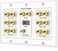 TNP Products Tnb Home Theater Speaker Wall Plate Port - 7.1 Surround Sound Distribution Board, Gold Plated Copper Connector, Arc Alf1 Subwoofer Jack, Hdmi 4K Arc Fhd (3 Sets)