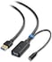 Cable Matters Cable Matters SuperSpeed USB 3.0 Type A Male to Female Active Extension Cable 5 Meters/16.4 Feet