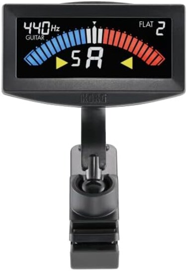 Korg - AW-4G-BK Pitchcrow Clip-on Guitar Tuner - Black