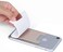 AgentWhiteUSA Cell Phone Wallet, Stick on Wallet (3 Pieces) : (for Credit Card, Business Card &amp; Id)   Works with Almost Every Phone   iPhone, Android &amp; Most Smartphones (GREYBLKWHT)