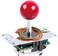SANWA JLF-TP-8YT Joystick + Sanwa 8 pcs OBSF-30 Push Button Bundle Kit Color : Red - for Arcade Game 4 &amp; 8 Way Adjustable, Compatible with Catz Mad SF4 Tournament Joystick S@NWA