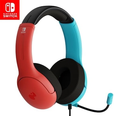 PDP LVL40 Wired Stereo Headset for NS -Joycon Blue/Red