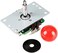 EG STARTS Red Arcade Classic Competition 5 Pin Stick 5P Rocker 4 - 8 Ways Joystick for PC Xbox 360 PS2 PS3 Games Arcade DIY Kit Parts Mame Jamma Machine Gaming