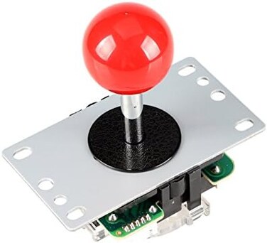 EG STARTS Red Arcade Classic Competition 5 Pin Stick 5P Rocker 4 - 8 Ways Joystick for PC Xbox 360 PS2 PS3 Games Arcade DIY Kit Parts Mame Jamma Machine Gaming