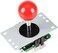 EG STARTS Red Arcade Classic Competition 5 Pin Stick 5P Rocker 4 - 8 Ways Joystick for PC Xbox 360 PS2 PS3 Games Arcade DIY Kit Parts Mame Jamma Machine Gaming