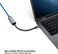 BENFEI USB-C to Ethernet Adapter, USB Type-C (Thunderbolt 3) to RJ45 Gigabit Ethernet LAN Network Adapter Compatible for MacBook Pro 2019/2018/2017, MacBook Air and More