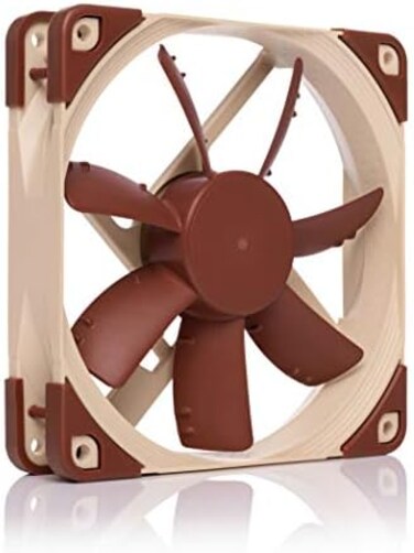 Noctua 120 مم، تصميم المقابض المضادة للطول، SSO2 حامل PWM مروحة تبريد NF-S12A PWM