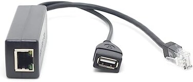 دي اس ال ار كيه اي تي 802.3af جهاز توزيع الطاقة عبر الشبكة (PoE) 48 صورة 5.2 صورة 2.4 أمبير 2.4 قابس (قوابس تيار مستمر)