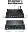 KINGDEL Fanless Mini Desktop Computer, Powerful Industrial PC with Intel i7 CPU, 8GB RAM, 128GB SSD, 2xNICs, 2xHD Ports, 4xUSB 3.0, 6xCOM RS232, W-11 Pro
