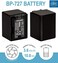 بطارية BM Premium BP-727 لكاميرات Canon Vixia HF R80، HF R82، HF R800، HFR70، HFR72، HFR700، HFM50، HFM52، HFM500، HFR30، HFR32، HFR300، HFR40، HFR42، HFR400، HFR50، HFR52، HFR500، HFR60، HFR62، HFR600