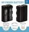 بي ام بريميوم بطاريتان NP-FM500H NPFM500 وشاحن لسوني الفا a68، a77II، SLT-A57، A58، A65V، A77V، A99V، A100، A200، A300، A350، A450، A500، A550، A560، A560 80, 80, SLT-A700، SLT-A850، SLT-A900 DSLR