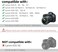 مجموعة جلوريش محول تيار متردد بديل ACK-E6 لكاميرا كانون EOS 5DS، 5DS R، 5D Mark II، 5D Mark III، 5D Mark I، 60D، 60D، 6D، 70D، 7D، 7D Mark II، 80D، EOS R DSLR مع رقاقة ذكية مشفرة شاملة