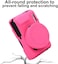Yisau G7 X Mark II G7 X Removable Lens Cover Silicone Case for Canon PowerShot G7X II G7X (Rosered)