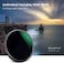 K&amp;F Concept 43mm Variable Neutral Density ND8-ND2000 ND Filter for Camera Lenses with Multi-Resistant Coating, Waterproof
