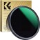 K&amp;F Concept 43mm Variable Neutral Density ND8-ND2000 ND Filter for Camera Lenses with Multi-Resistant Coating, Waterproof