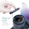 غطاء / غطاء عدسات CamDesign 49 مم غطاء/غطاء عدسة أمامية متوافق مع ICTon، Sony Pentax، Samsung، Panasonic، Fujifilm All-عدسات DSLR